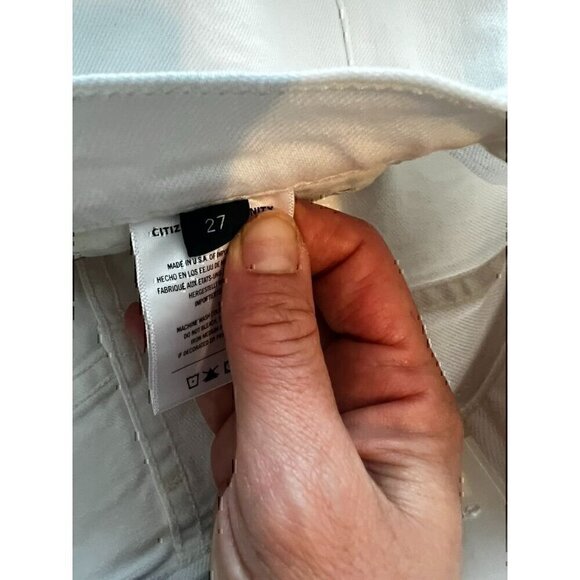 CITIZENS OF HUMANITY JEANS MIDRISE,LOW STRETCH,ANCKLE LENGTH, 99%COTTON, SIZE 27 - Picture 6 of 12